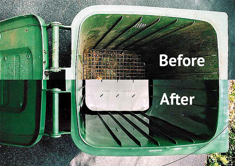 before and after cleaning